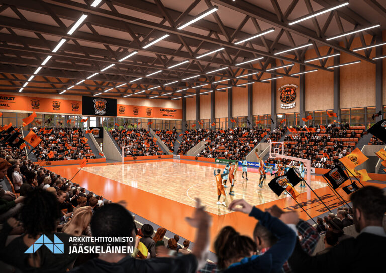 Karhu Basket rakennuttaa oman monitoimiareenan, 2300-paikkainen areena valmistuu 2022