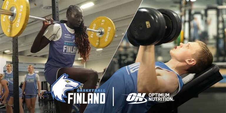 Optimum Nutrition on koripallomaajoukkueiden uusi yhteistyökumppani