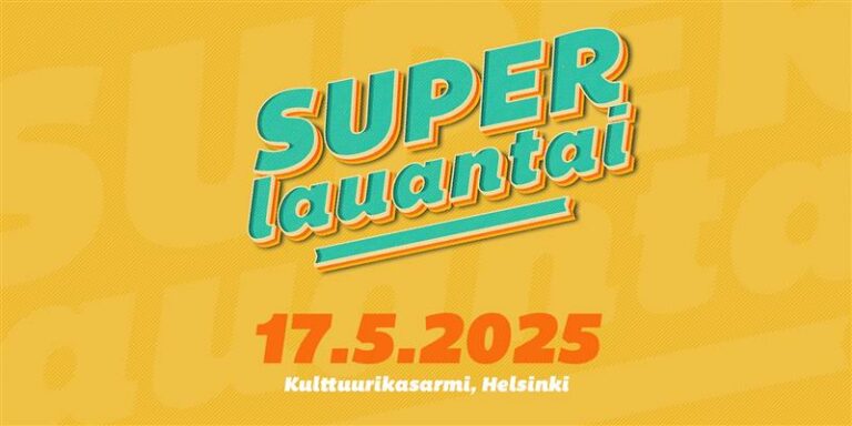 Superlauantain early bird -hinnat voimassa vielä perjantain!