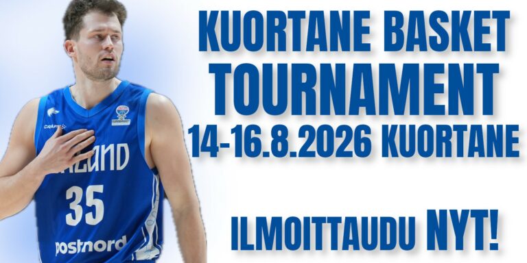 Kuortane Basket Tournament 14.-16.8.2026