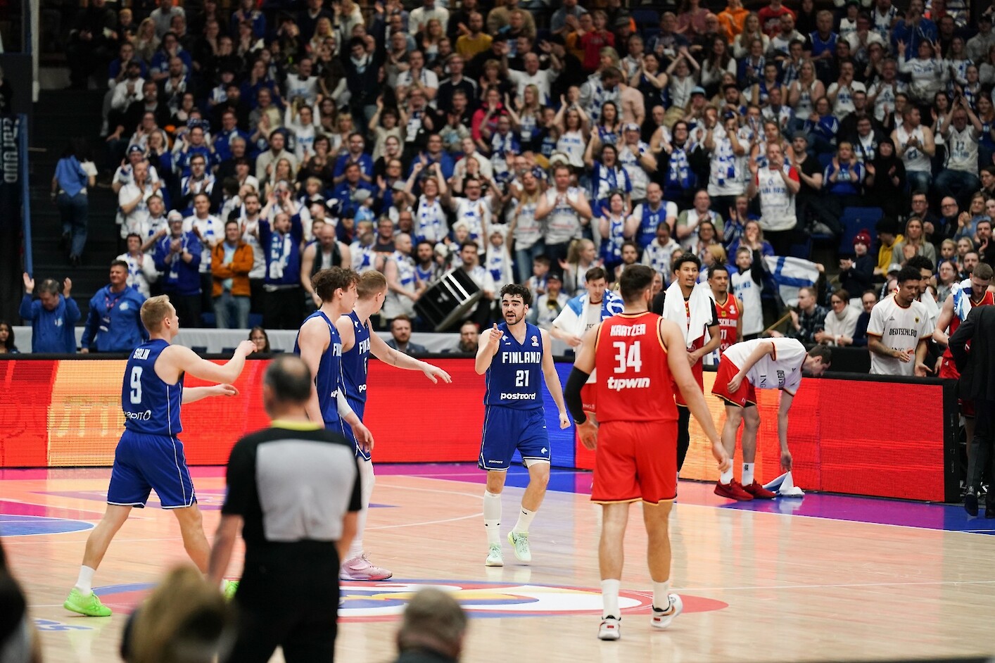 Susijengi ja Saksa kohtasivat toisensa kahdesti MM-jatkokarsinnassa. Kuva: Ville Vuorinen