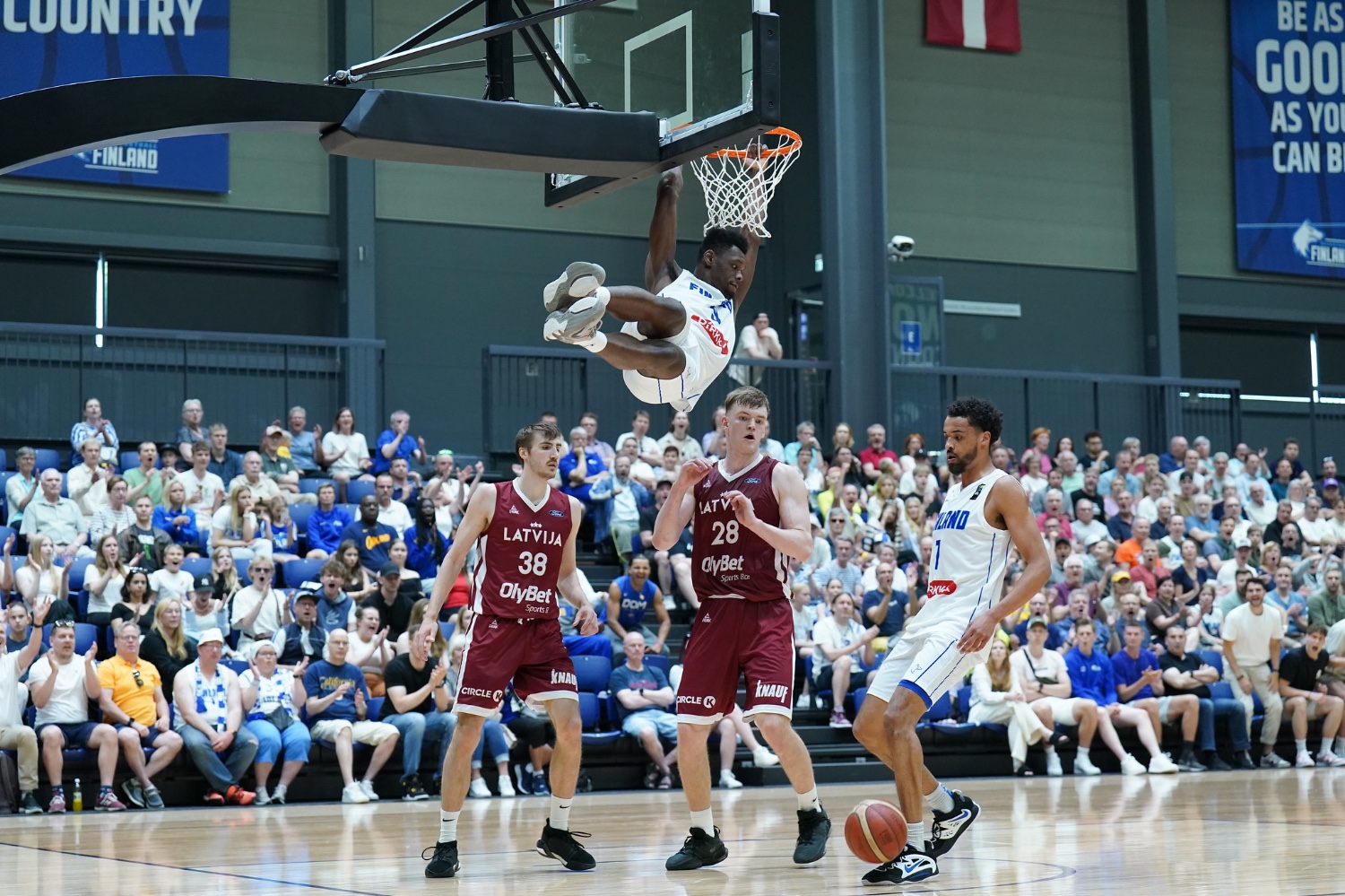 Thomas Tumba ihastutti ilmavilla donkeillaan Susijengi Rising Star -leirityksessä kesällä 2023. Kuva: Ville Vuorinen