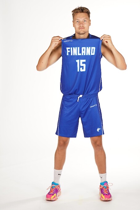 Erik Sajantila kuului kesällä Suomen universiadijoukkueeseen. Kuva: Ville Vuorinen