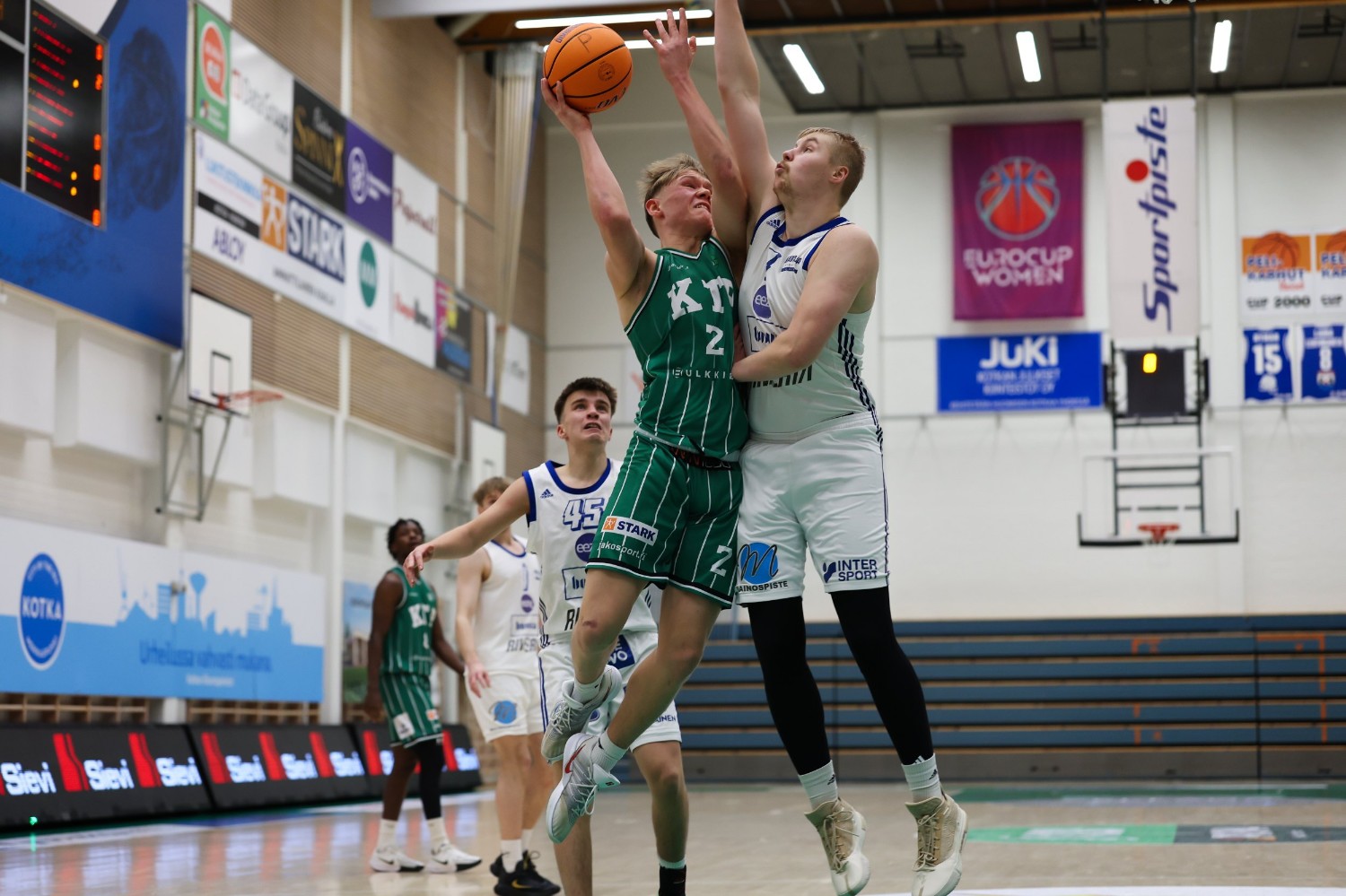 KTP ja Kataja Basket Academy iskevät yhteen puolivälierissä. Kuva: Mikko Mäkelä