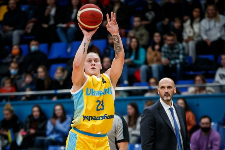 Ukrainan ykköspelaaja Alina Iagupova on kaksinkertainen Euroliigan MVP