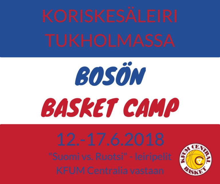 Kesäleiri Tukhomassa/Bosön Basket Camp 2018