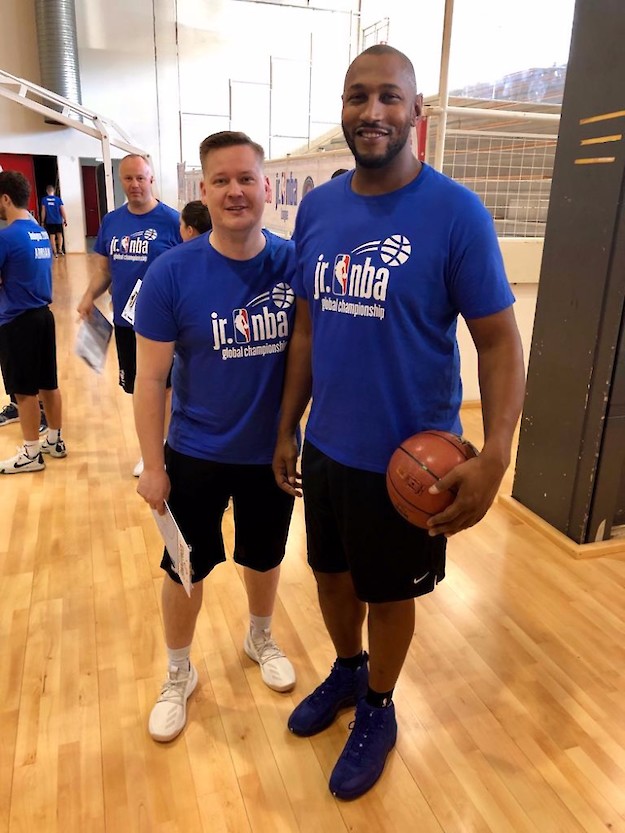 Teijo Sandvik ja Boris Diaw