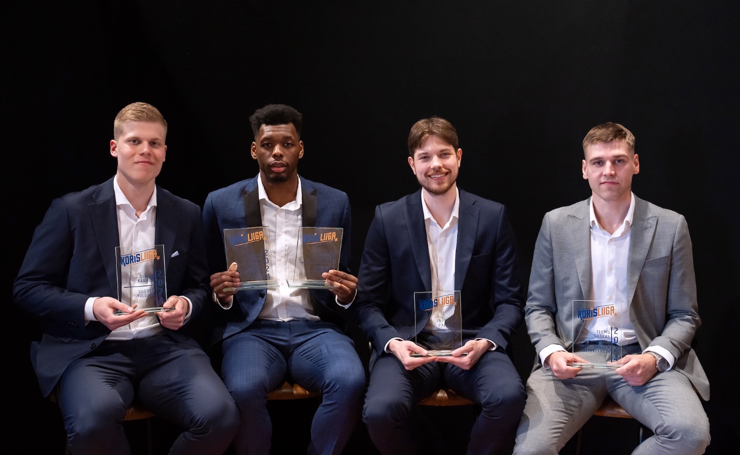 Oliver Kandén, Thomas Tumba, Topias Palmi ja Teemu Suokas. Kuva: Samira Lee