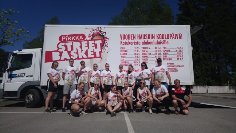 Katukorista ja letkajenkkaa – Pirkka Street Basket -kiertue Karkkilassa
