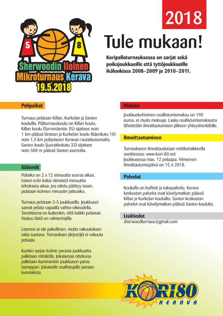 Sherwoodin Iloinen Mikroturnaus Keravalla 19.5.2018 – Tule mukaan!