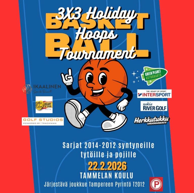 HOLIDAY HOOPS 3×3 -turnaus Tampereella helmikuussa