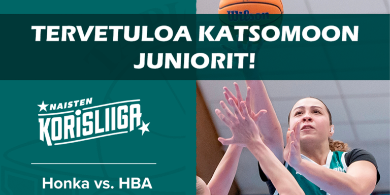 Honka kutsuu pk-seudun juniorit katsomaan naisten Korisliigaa maksutta perjantaina 13.12.