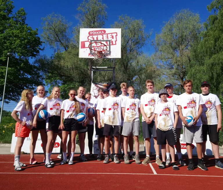 Nokialla Pirkka Street Basket -tapahtumassa 550 pelaajaa