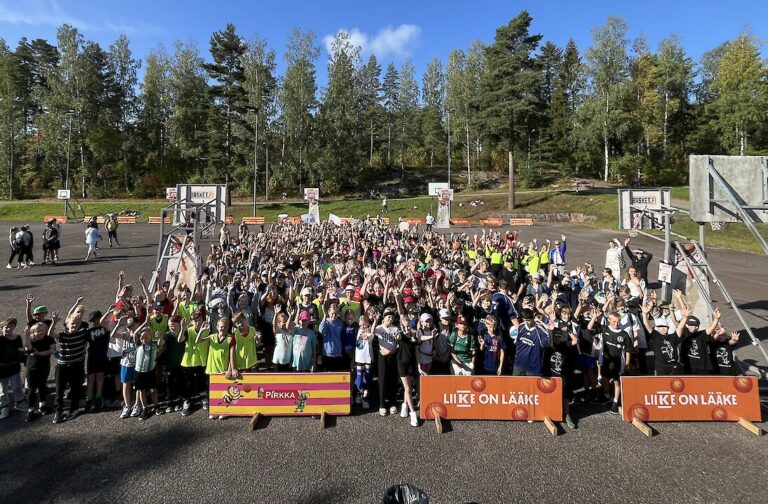 Vuoden 2024 Pirkka Street Basket liikutti liki 12 000 lasta