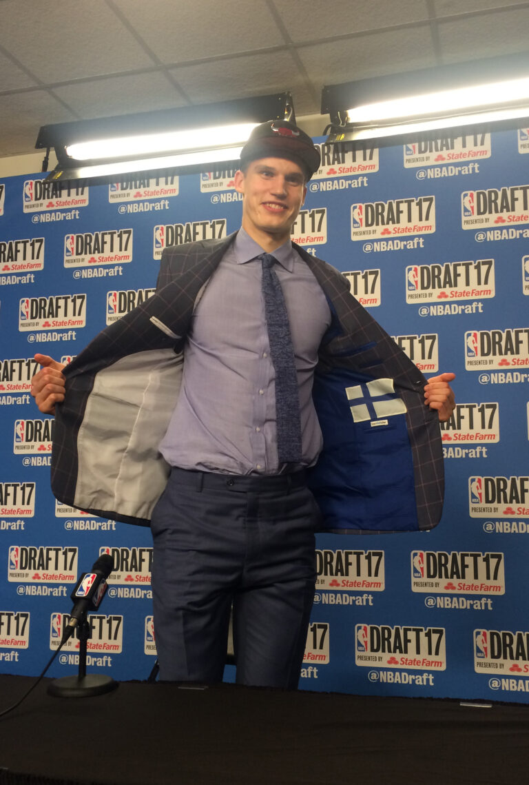 Lauri Markkanen varattiin NBA:han seitsemäntenä – osoitteena Chicago Bulls