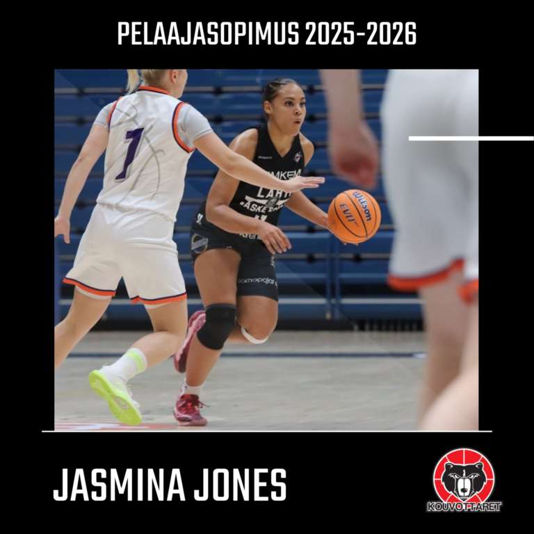Jasmina Jones uutena kasvona Kouvottarien riveihin