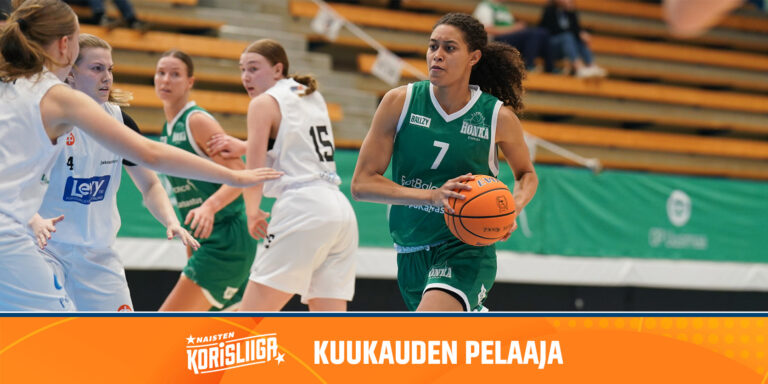 Tapiolan Hongan Tayanna Jones naisten Korisliigan lokakuun kuukauden pelaaja