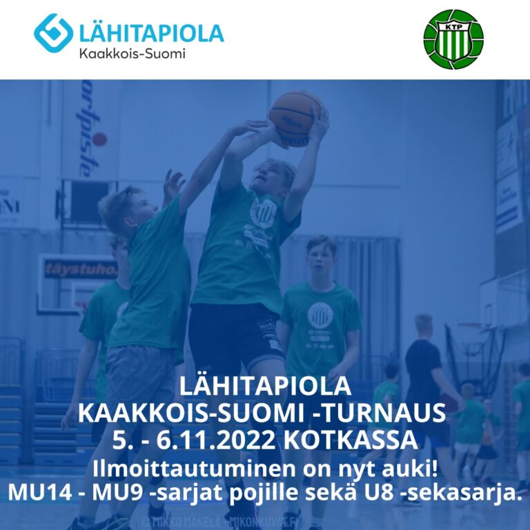 LähiTapiola Kaakkois-Suomi turnauksen ilmoittautuminen auki!