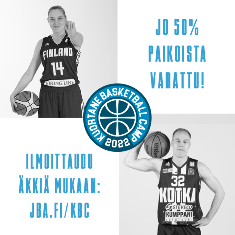 KUORTANE BASKETBALL CAMP 27-30.6.2022