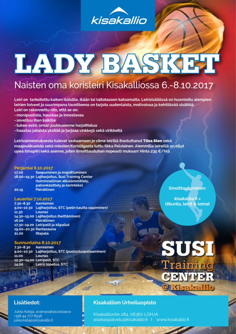 Naisten oma korisleiri Kisakalliossa 6.-8.10.2017