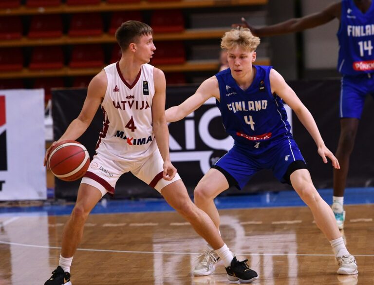 Latvia heitti Suomen 20-vuotiaiden miesten maajoukkueen kumoon B-divisioonan EM-kisoissa