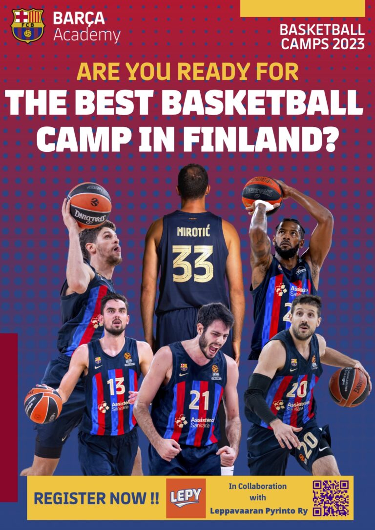 FC Barcelona koripalloleirit kesällä 2023 Espoossa