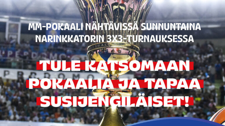 FIBA World Cup Trophy Tour rantautuu viikonloppuna Suomeen