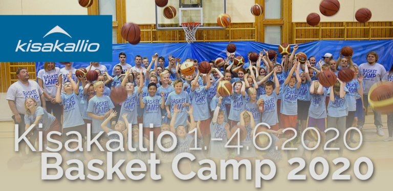 Kisakallio Basket Camp 2020 järjestetään 1.-4.6.2020
