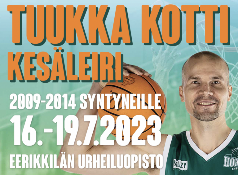 Tuukka Kotin kesäleiri Eerikkilässä heinäkuussa