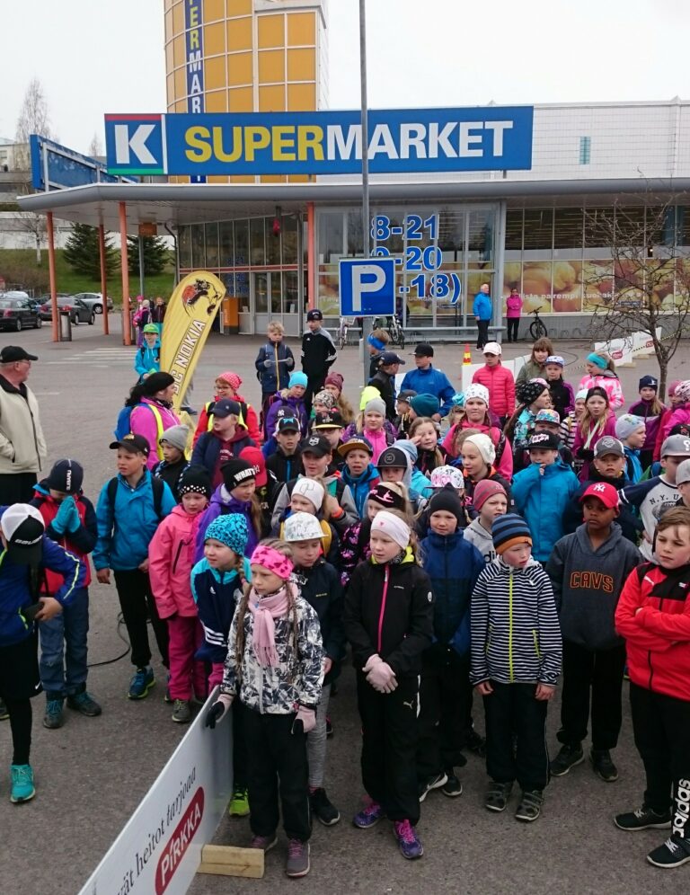Pirkka Street Basket liikutti alakoululaisia Nokialla