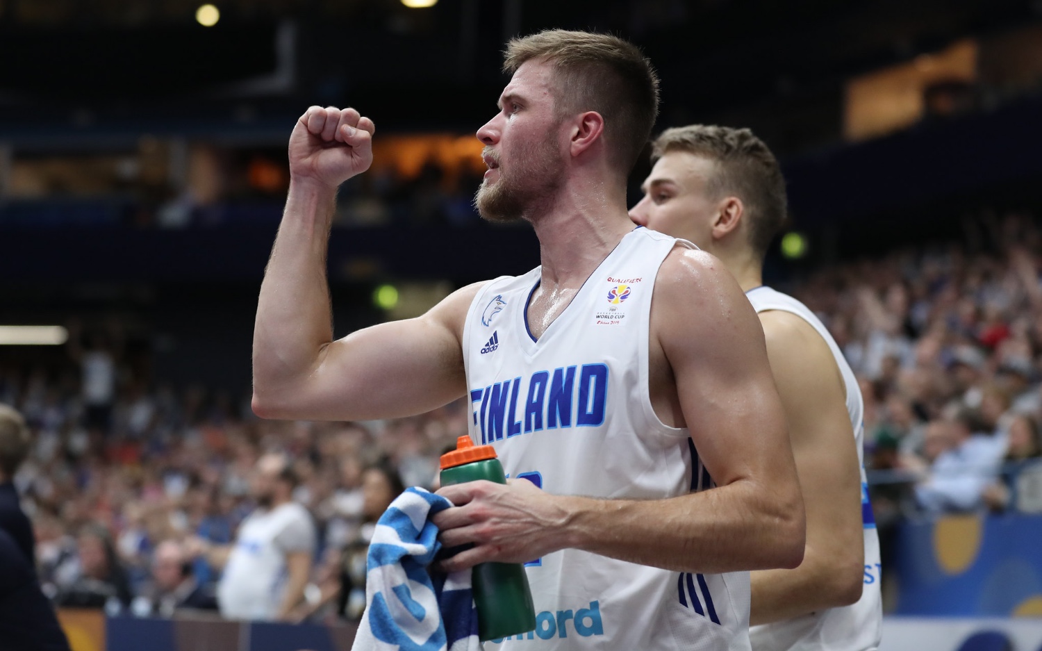 Matti Nuutinen on urakoinut tällä kaudella ottelua kohden 29 minuuttia tilastoiden 9,8 pistettä, 4,4 levypalloa ja 1,3 syöttöä Espanjan LEB Orossa. Kuva: Ville Vuorinen/Susijengi