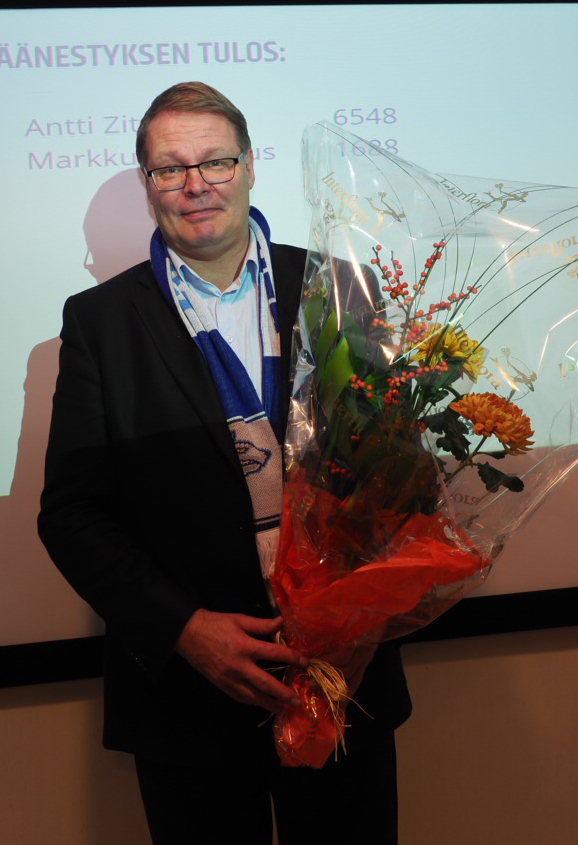 Antti Zitting jatkaa Koripalloliiton puheenjohtajana