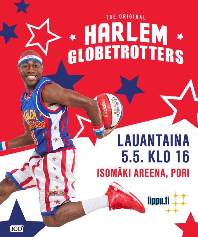 Maailmankuulu The Harlem Globetrotters saapuu Suomeen ja Poriin 5.5.2018