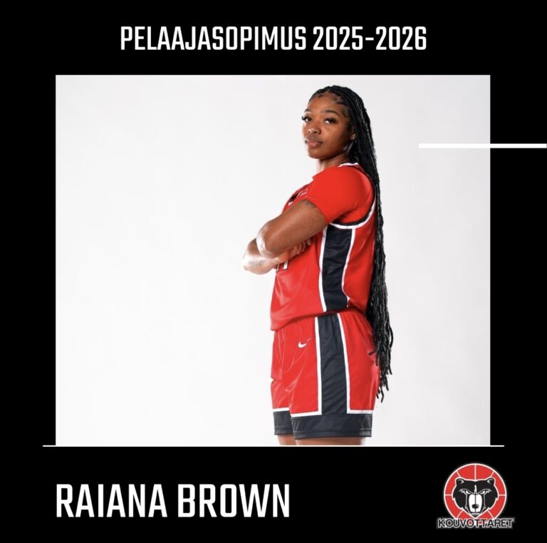 Raiana Brown Kouvottarien toinen ulkomaalaisvahvistus