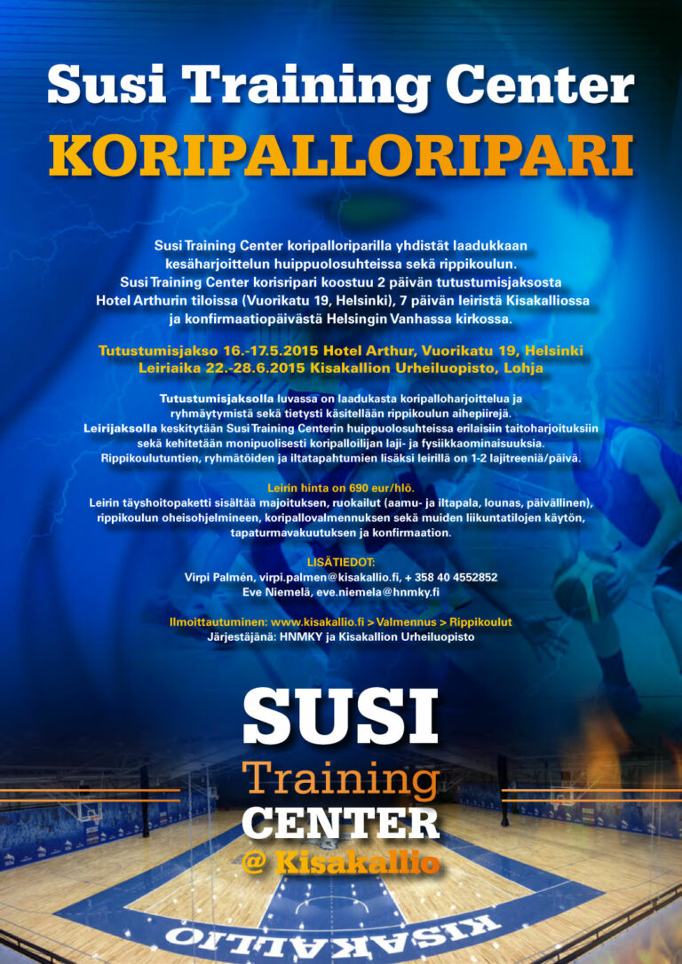 Kisakallio ja HNMKY järjestävät koripalloriparin