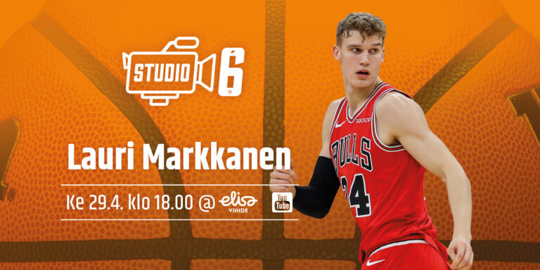 Studio 6: Lauri Markkanen vieraana keskiviikkona tunnin mittaisessa livelähetyksessä