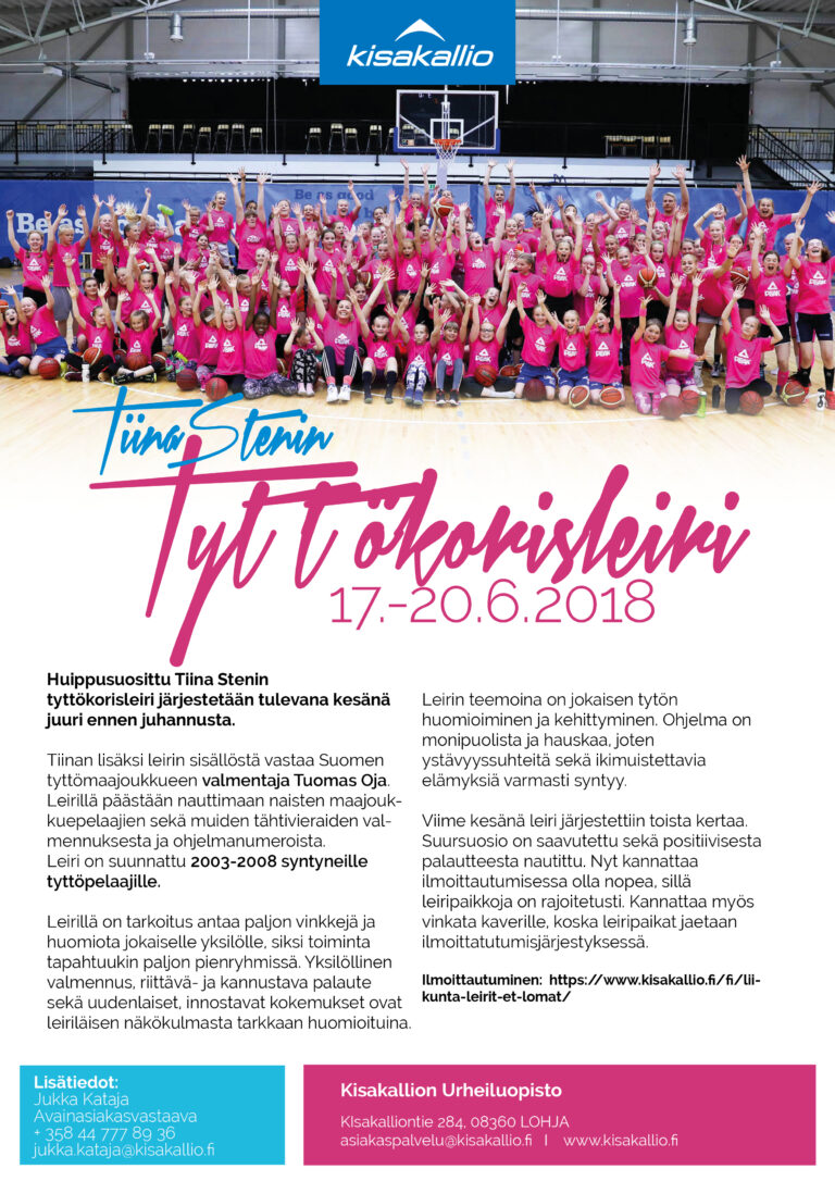 Tiina Stenin Tyttökorisleiri 17.-20.6.2018 Kisakalliossa