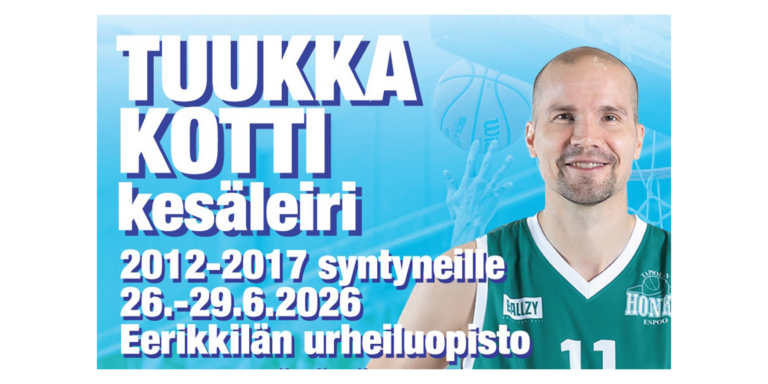 Ilmoittaudu Tuukka Kotti -kesäleirille
