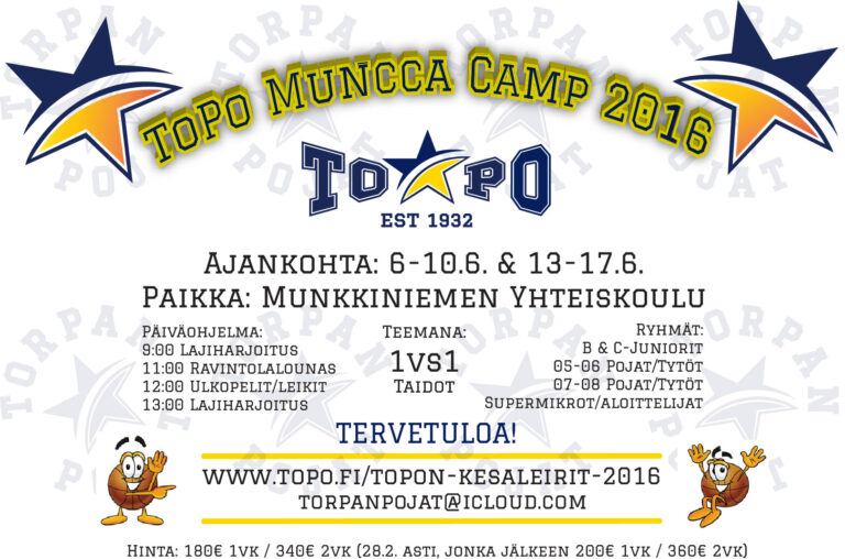 ToPo Muncca Camp 2016