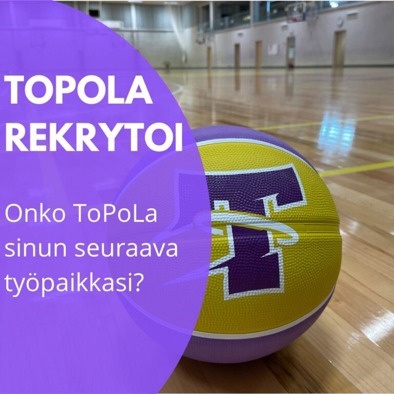 ToPoLa hakee päätoimista valmentajaa juniorijoukkueisiin