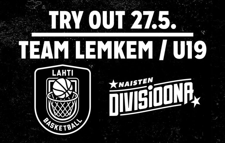 Naisten 1-divisioonajoukkue Team Lemkemin Try Out Launtaina 27.5 Lahdessa!