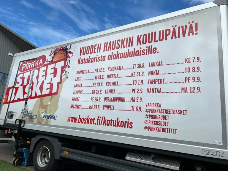 Pirkka Street Basket vieraili Kouvolassa