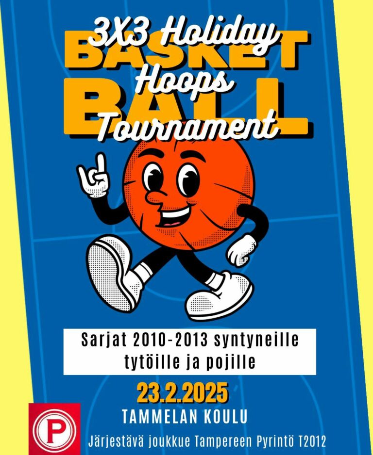 HOLIDAY HOOPS 3×3 -turnausTampereella helmikuussa