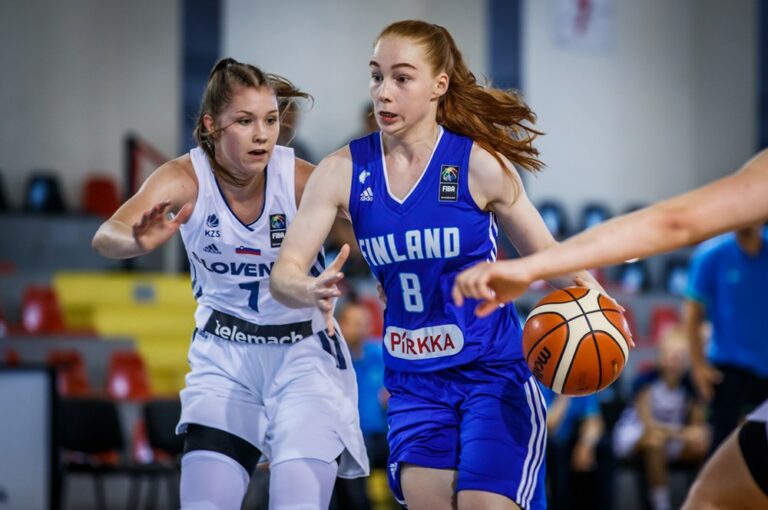 Suomen 18-vuotiaat tytöt varmistivat alkulohkonsa kärkisijan trillerivoitolla Sloveniasta