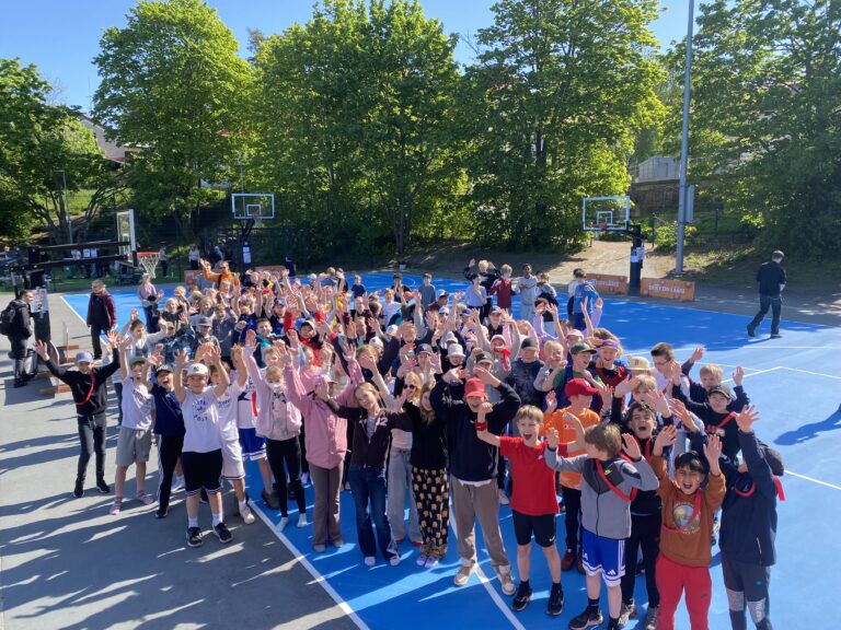 Upea Pirkka Street Basket -tapahtuma Munkkiniemessä