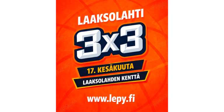 Laaksolahti 3×3 -turnaus 17.6.2026 – tervetuloa mukaan