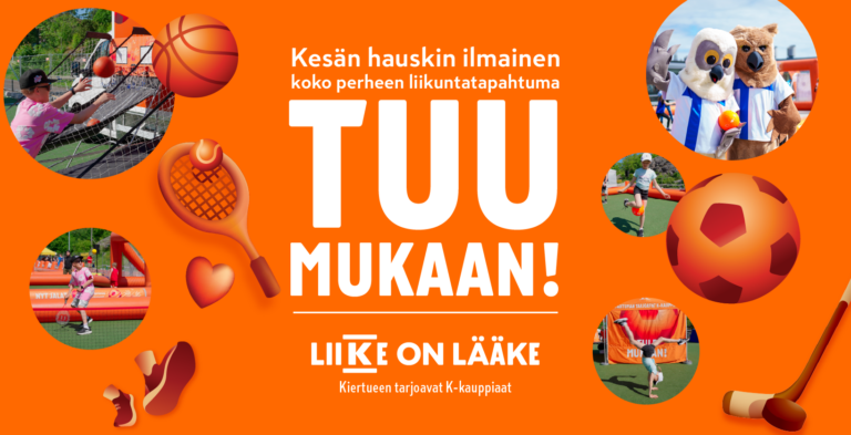 Pirkka Street Basket mukana kesän Liike on lääke -kiertueella