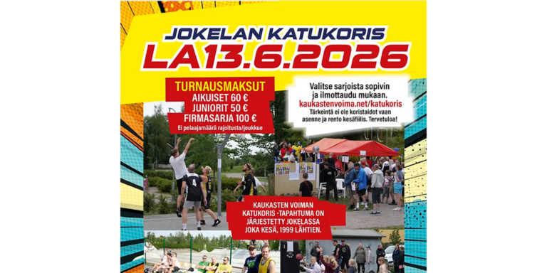 Jokelan Katukoris järjestetään 13. kesäkuuta
