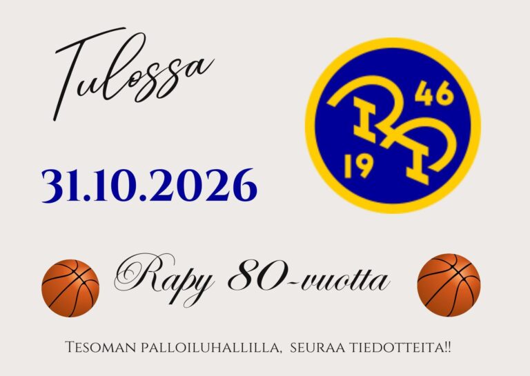 Raholan Pyrkivä täyttää 80 vuotta!